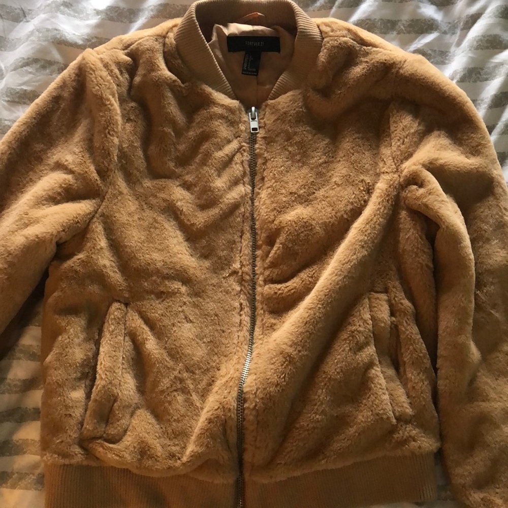 Forever 21 Fluffy Bomber